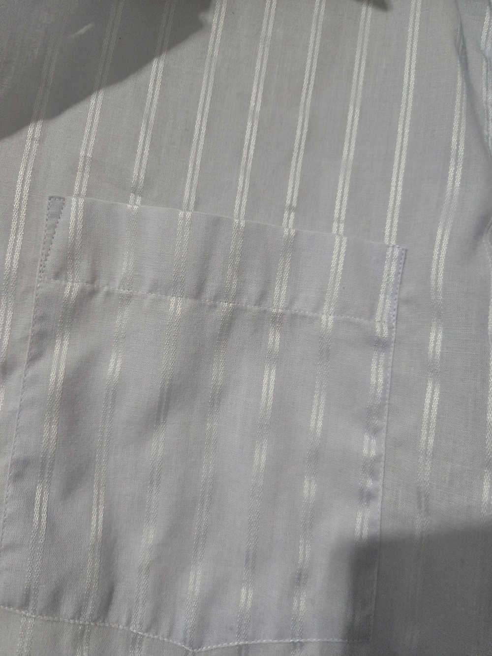 Men's Vintage Christian Diore Pinstripe  Blue Dress Shirt - - Picture 10 of 11